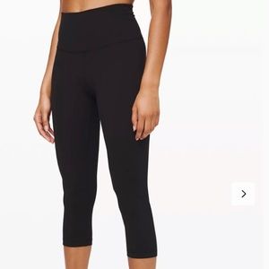 Lululemon cropped leggings black